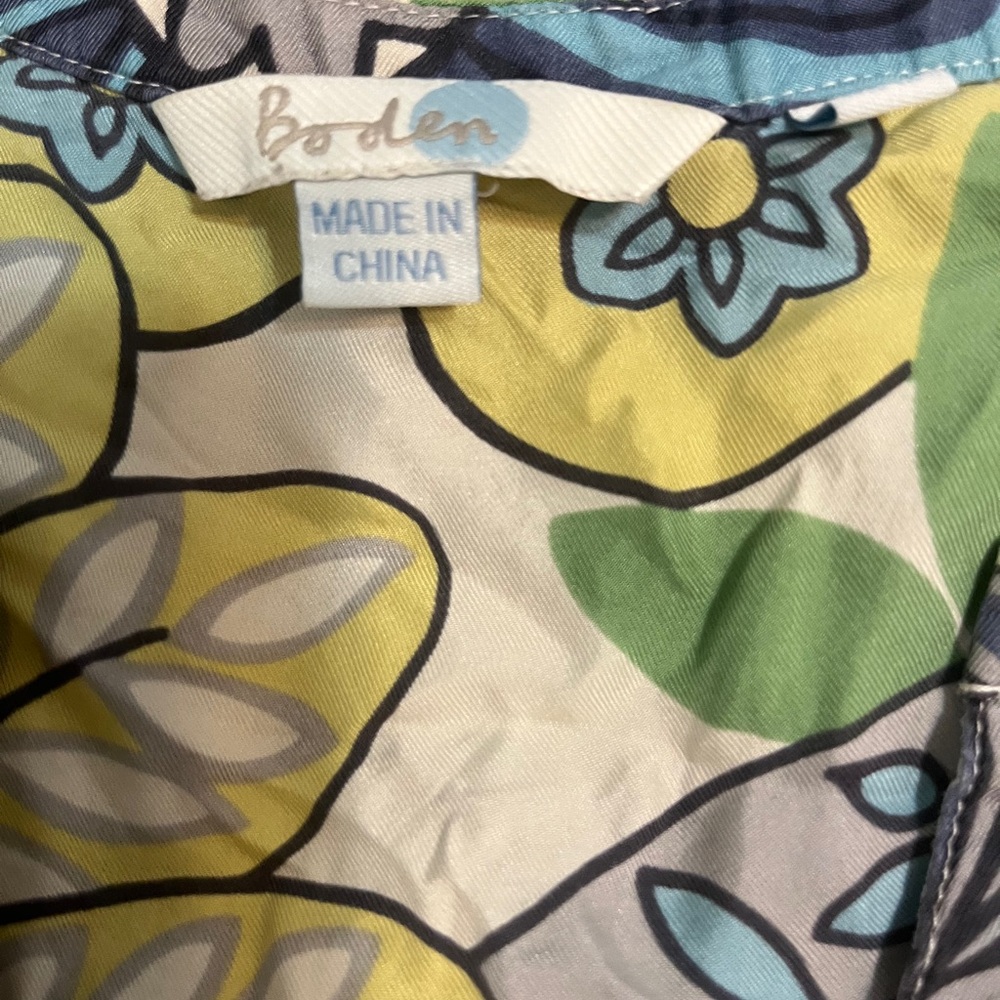 Boden Silk Floral Dress - Picture 5 of 5